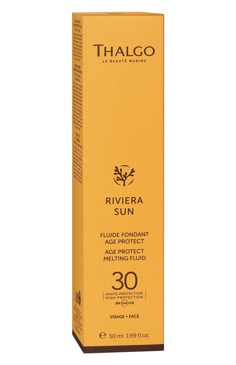 Солнцезащитный антивозрастной флюид для лица spf 30 riviera sun (50ml) THALGO бесцветного цвета, арт. VT23002 | Фото 2 (Косметика кросс-кт: Уход У; Нос: Не проставлено; Назначение: Для лица; SPF фильтр: Средний (25-30); Тип продукта: Флюиды; Региональные ограничения белый список (Axapta Mercury): Не проставлено)