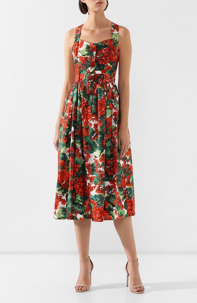 Хлопковое платье DOLCE & GABBANA, арт. F6C8JZ/HS5CL, фото 3