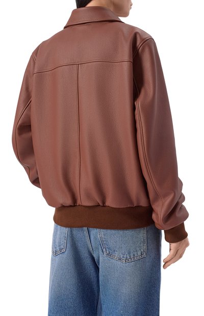 Кожаный бомбер MASLOV, арт. SMB63, фото 4