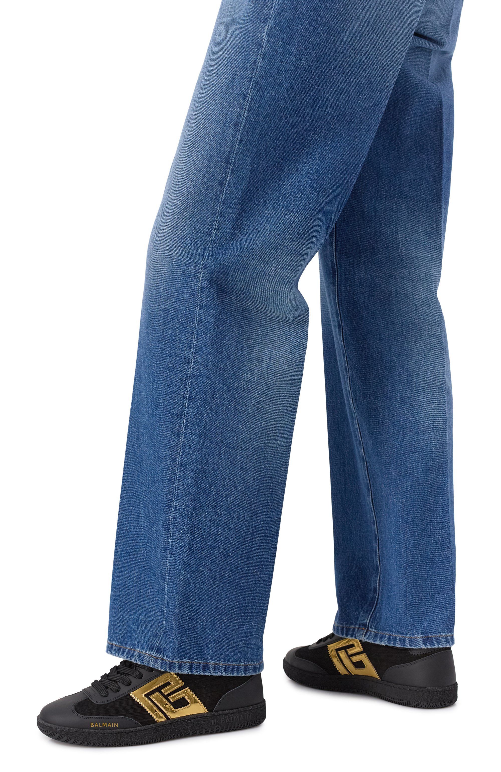 Комбинированные кеды swan BALMAIN, арт. EN0VI735/LISC, фото 3