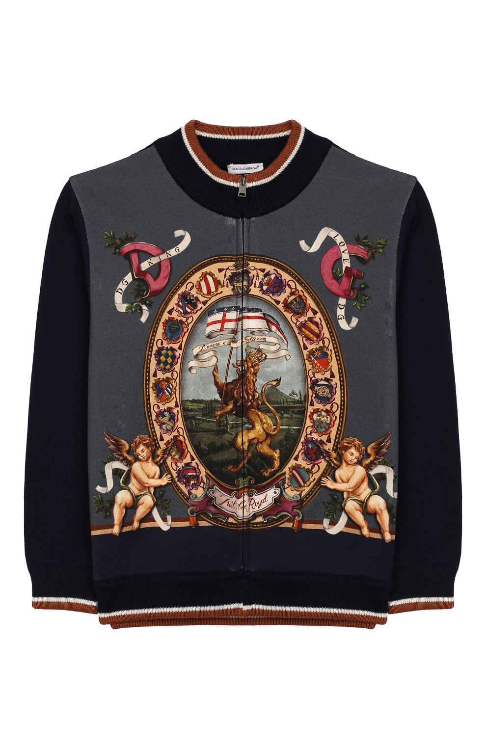 Кардиган из смеси шерсти и хлопка DOLCE & GABBANA, арт. L4KW43/JAVQA/2-6, фото 1