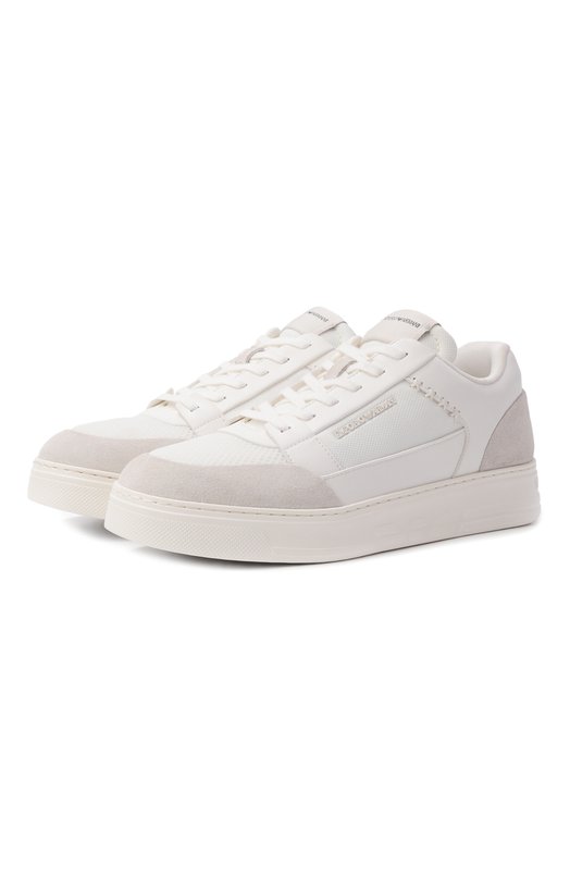 Комбинированные кеды Emporio Armani EM004836/AF24321 Белый EM004836/AF24321