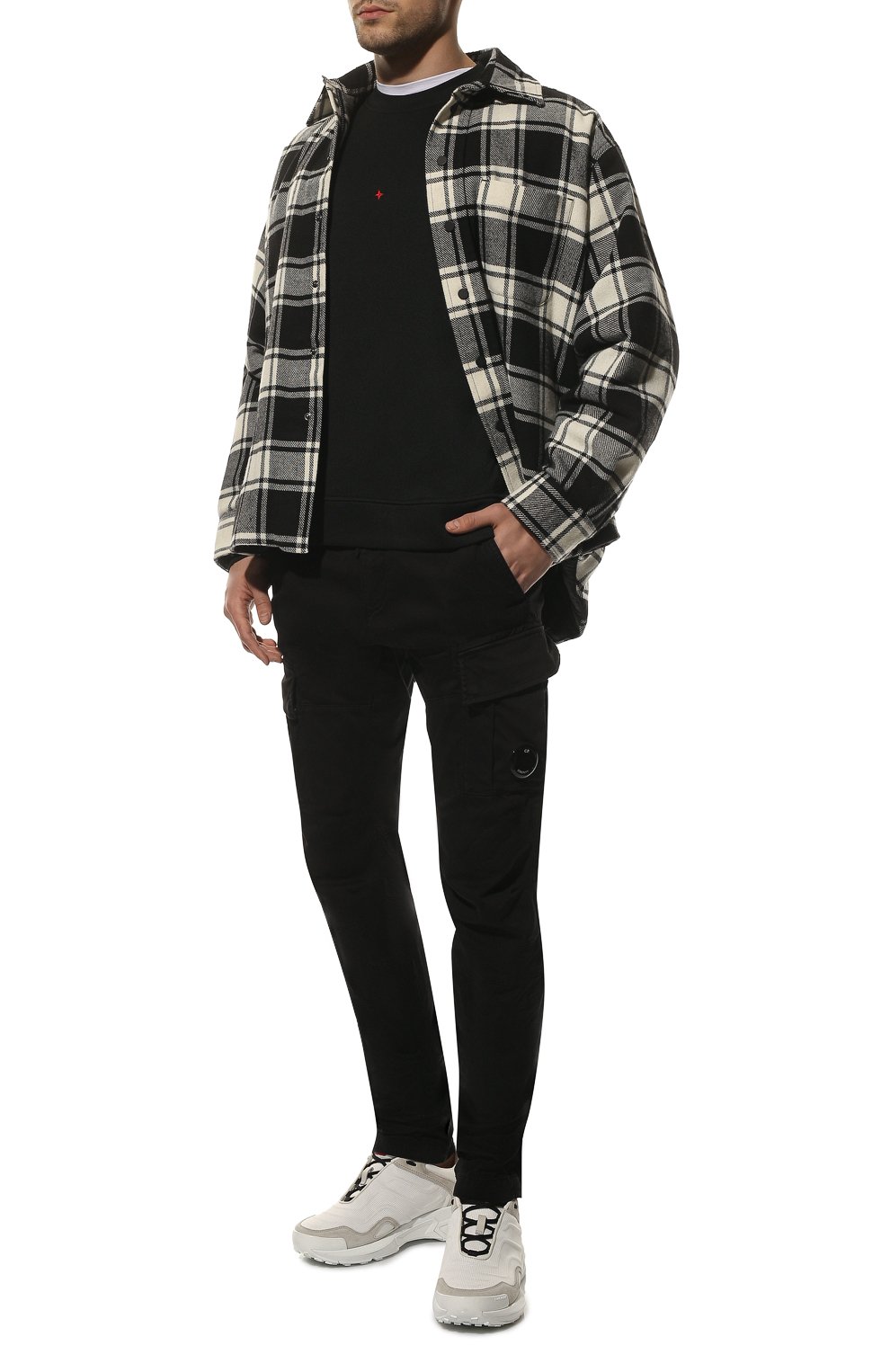 Хлопковые брюки-карго C.P. COMPANY, арт. 12CMPA056A-005694G, фото 2