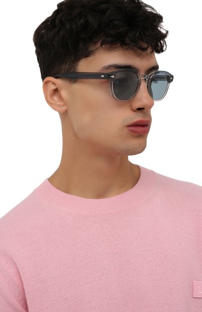 Солнцезащитные очки MOSCOT голубого цвета по цене 37950 руб., арт. LEMT0SH SUN 1204-23, фото 3 Солнцезащитные очки MOSCOT, арт. LEMT0SH SUN 1204-23, фото 3