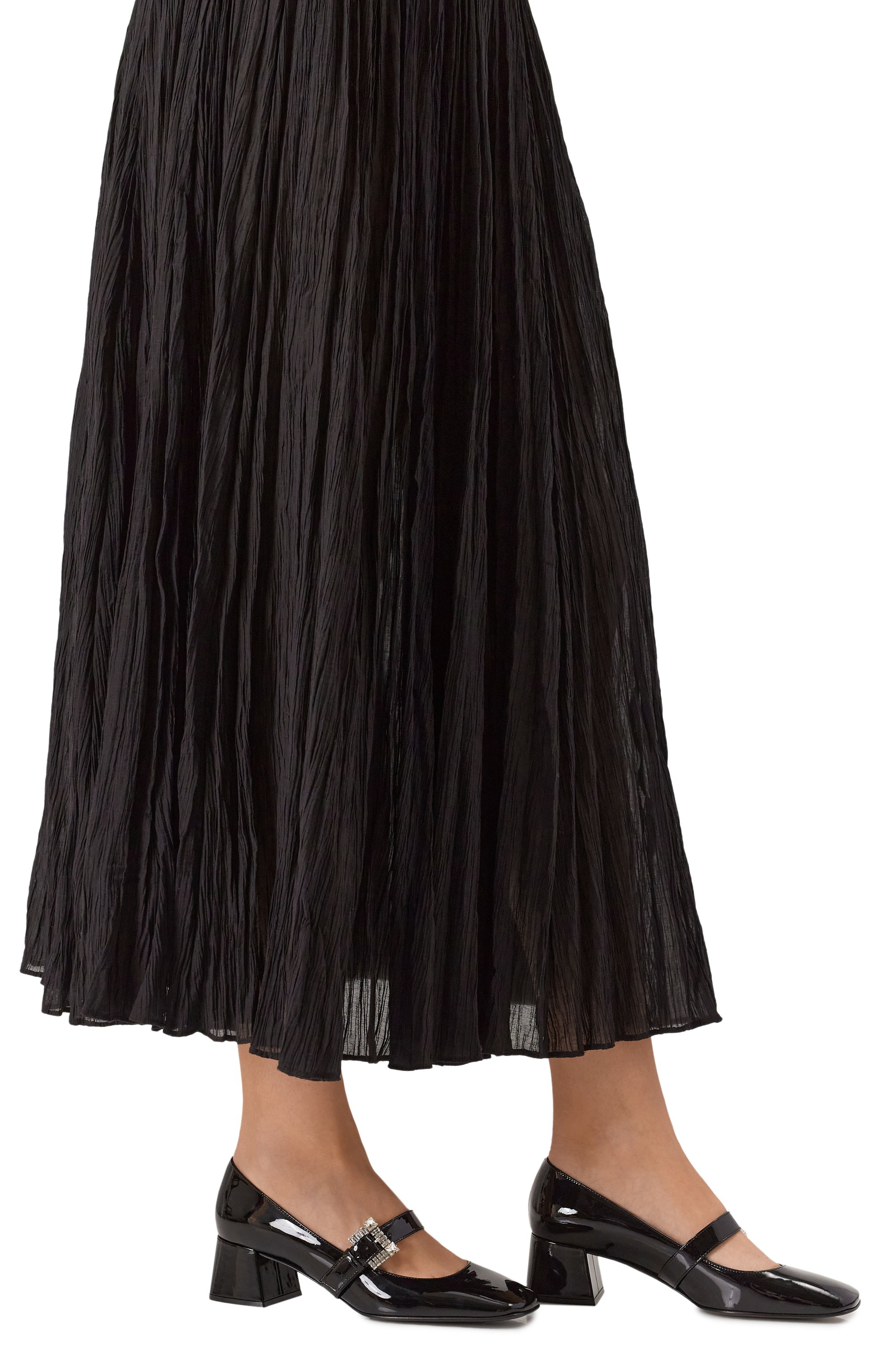 Кожаные туфли sr twenty buckle SERGIO ROSSI черного цвета по цене 99500 руб., арт. B07400-MVIV01, фото 3 Кожаные туфли sr twenty buckle SERGIO ROSSI, арт. B07400-MVIV01, фото 3