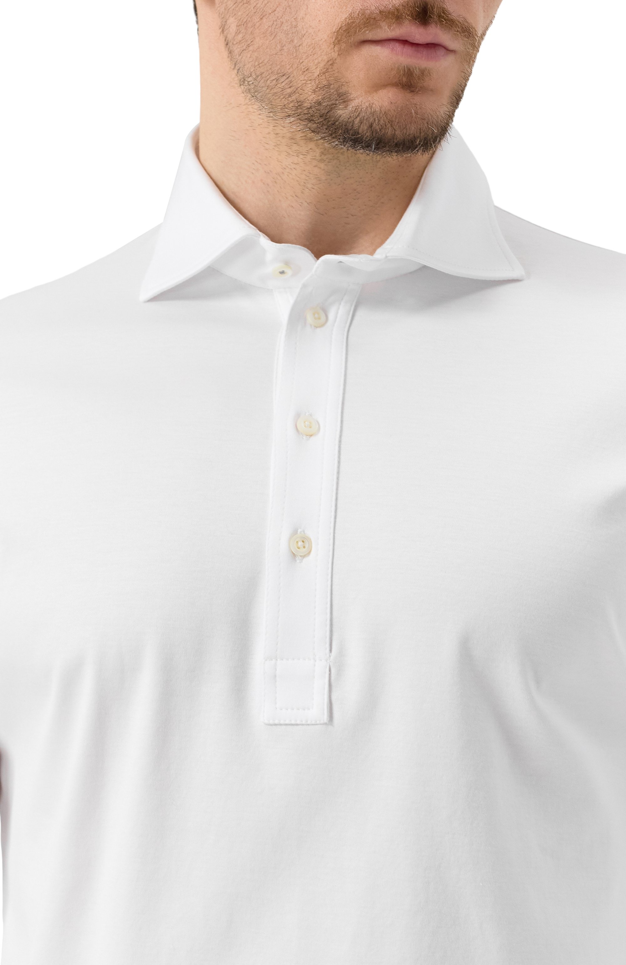 Хлопковое поло BRUNELLO CUCINELLI, арт. M0B133914, фото 5