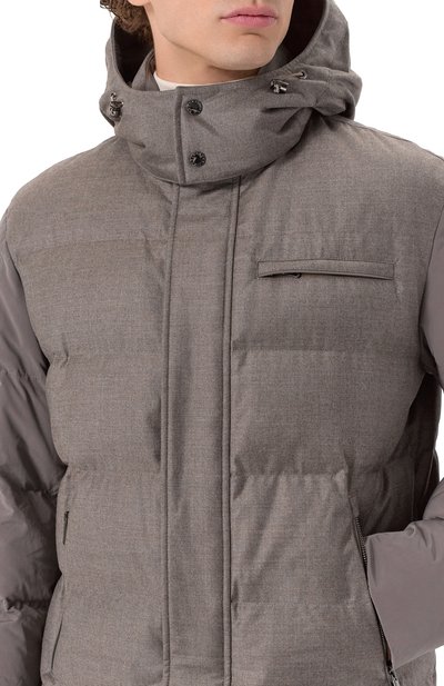 Шерстяной пуховик PAUL&SHARK темно-бежевого цвета по цене 189000 руб., арт. 15312712, фото 5 Шерстяной пуховик PAUL&SHARK, арт. 15312712, фото 5