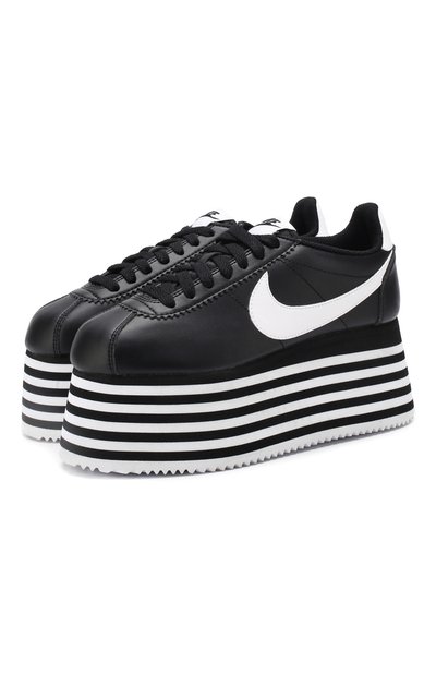 Кожаные кеды cortez comme des garcons x nike NIKE, арт. GB-K121-001, фото 1