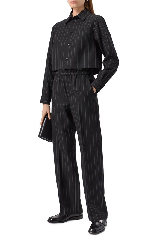 Шерстяная рубашка Burberry 8101124 Серый  8101124 Фото 2