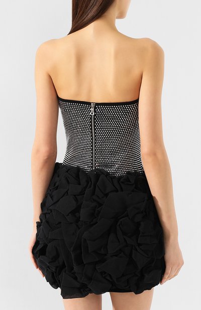 Платье BALMAIN черного цвета по цене 322000 руб., арт. SF06694/K508, фото 4 Платье BALMAIN, арт. SF06694/K508, фото 4