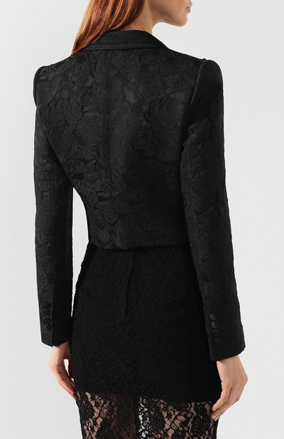 Жаккардовый жакет DOLCE & GABBANA, арт. F297IT/FJRDJ, фото 4