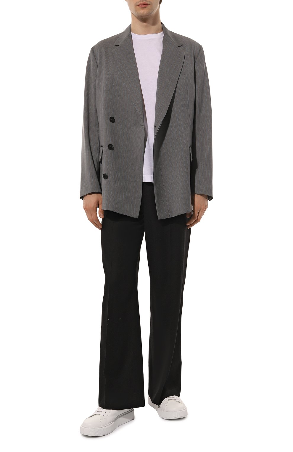 Шерстяные брюки SAINT LAURENT, арт. 700933/Y2F29, фото 2