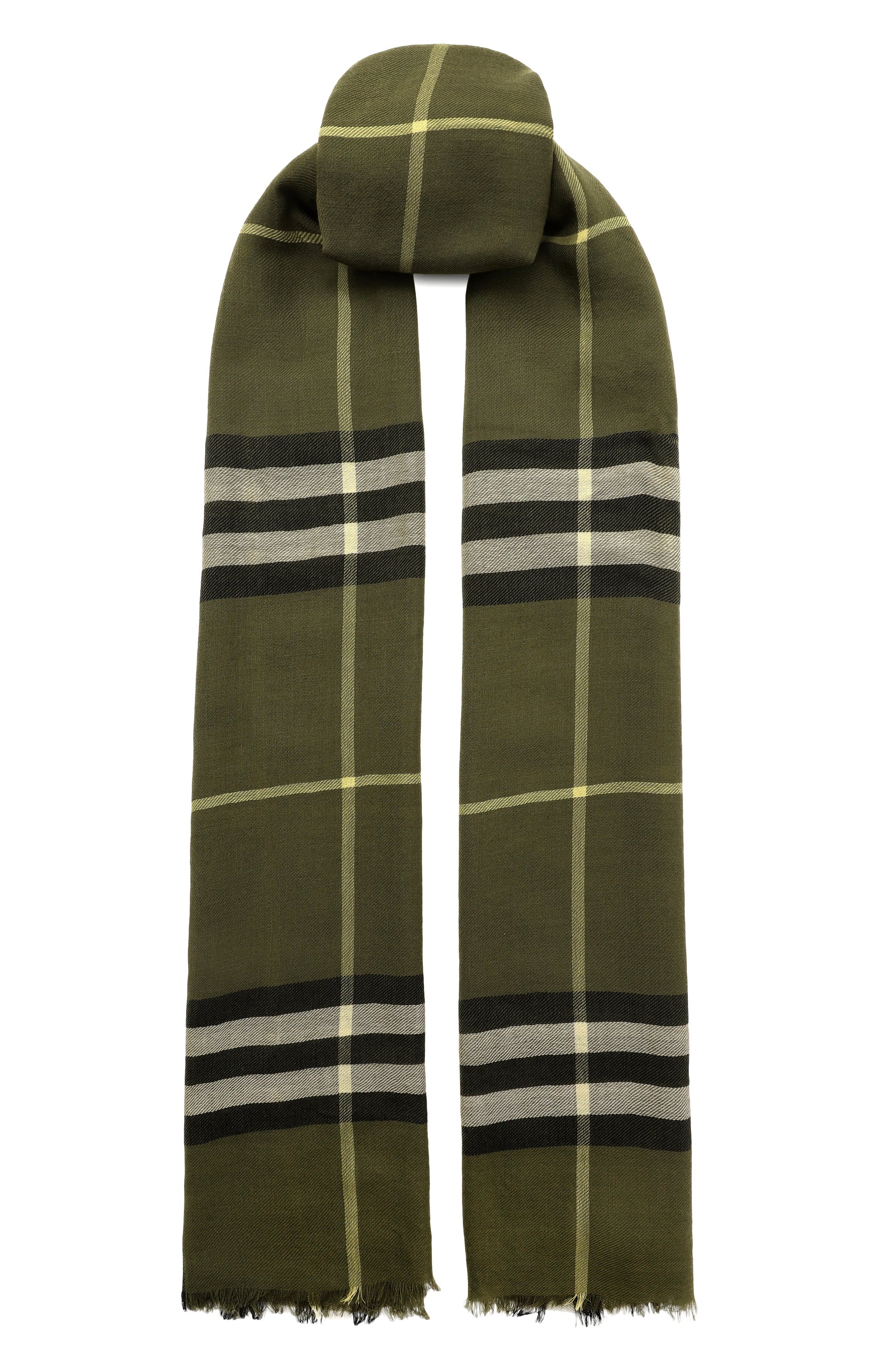 Шерстяной шарф BURBERRY, арт. 8112491, фото 1