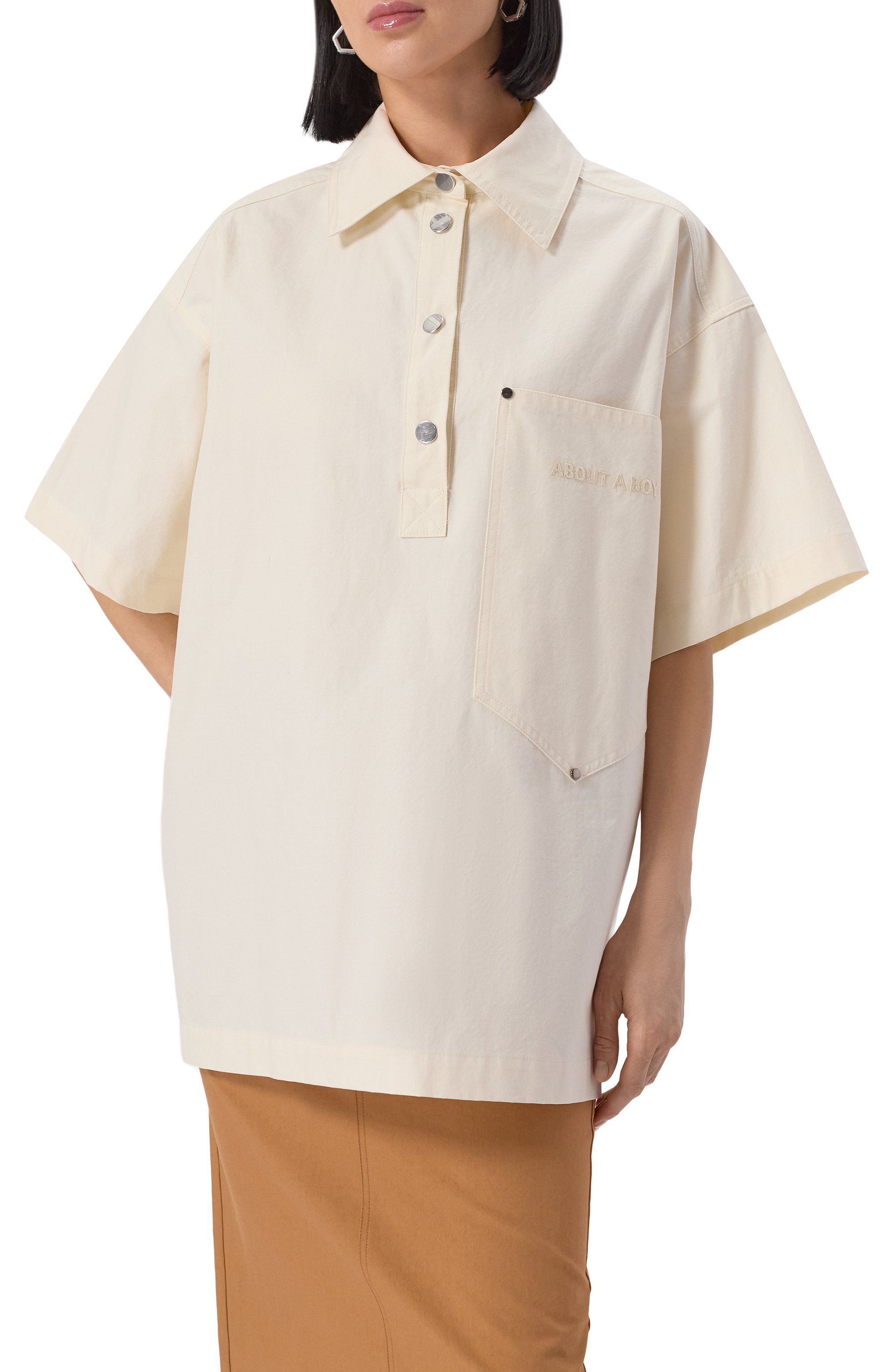 Хлопковое поло ERIKA CAVALLINI, арт. E5SL03, фото 3