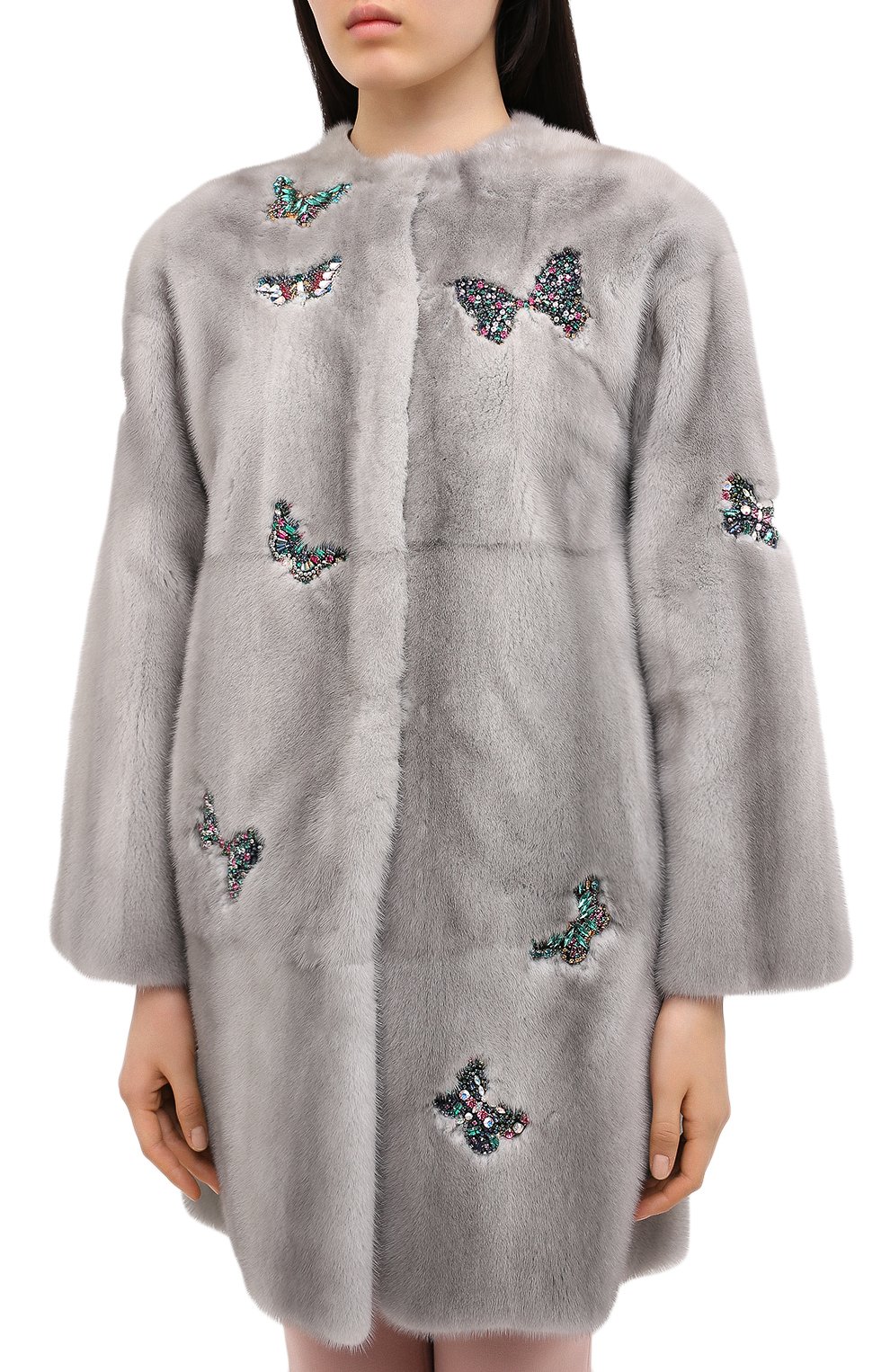 Шуба из норки VALENTINO, арт. QF3FA6161BF, фото 6