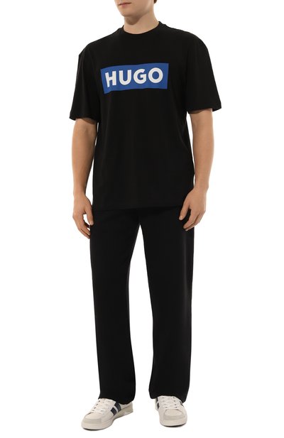 Мужская хлопковая футболка HUGO BLUE, арт. 50522376