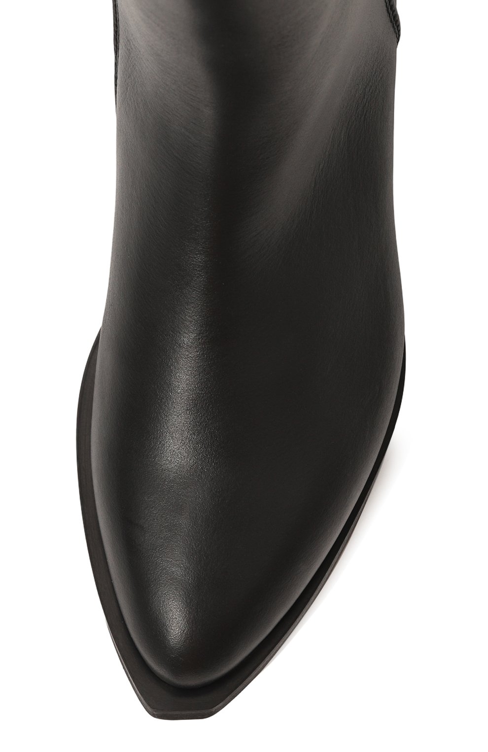 Кожаные ботинки N21 черного цвета по цене 36900 руб., арт. 75297/36-41, фото 4 Кожаные ботинки N21, арт. 75297/36-41, фото 4