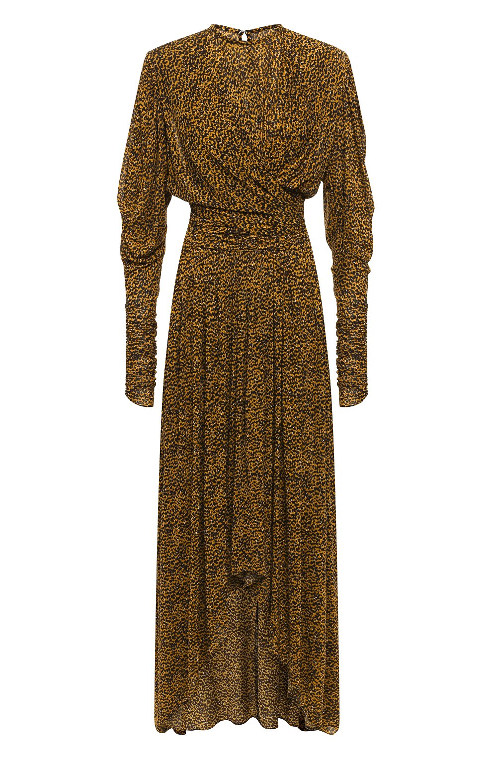 Платье из вискозы ISABEL MARANT желтого цвета по цене 111500 руб., арт. R01502-19A026I/JUCIENNE, фото 1 Платье из вискозы ISABEL MARANT, арт. R01502-19A026I/JUCIENNE, фото 1