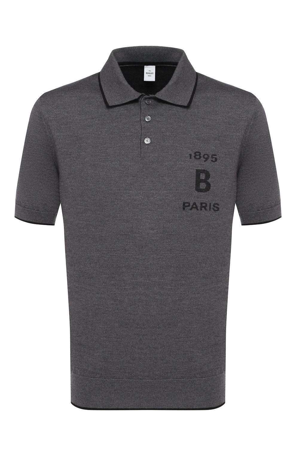 Поло из смеси шерсти и хлопка BERLUTI, арт. R16KPS36-001, фото 1