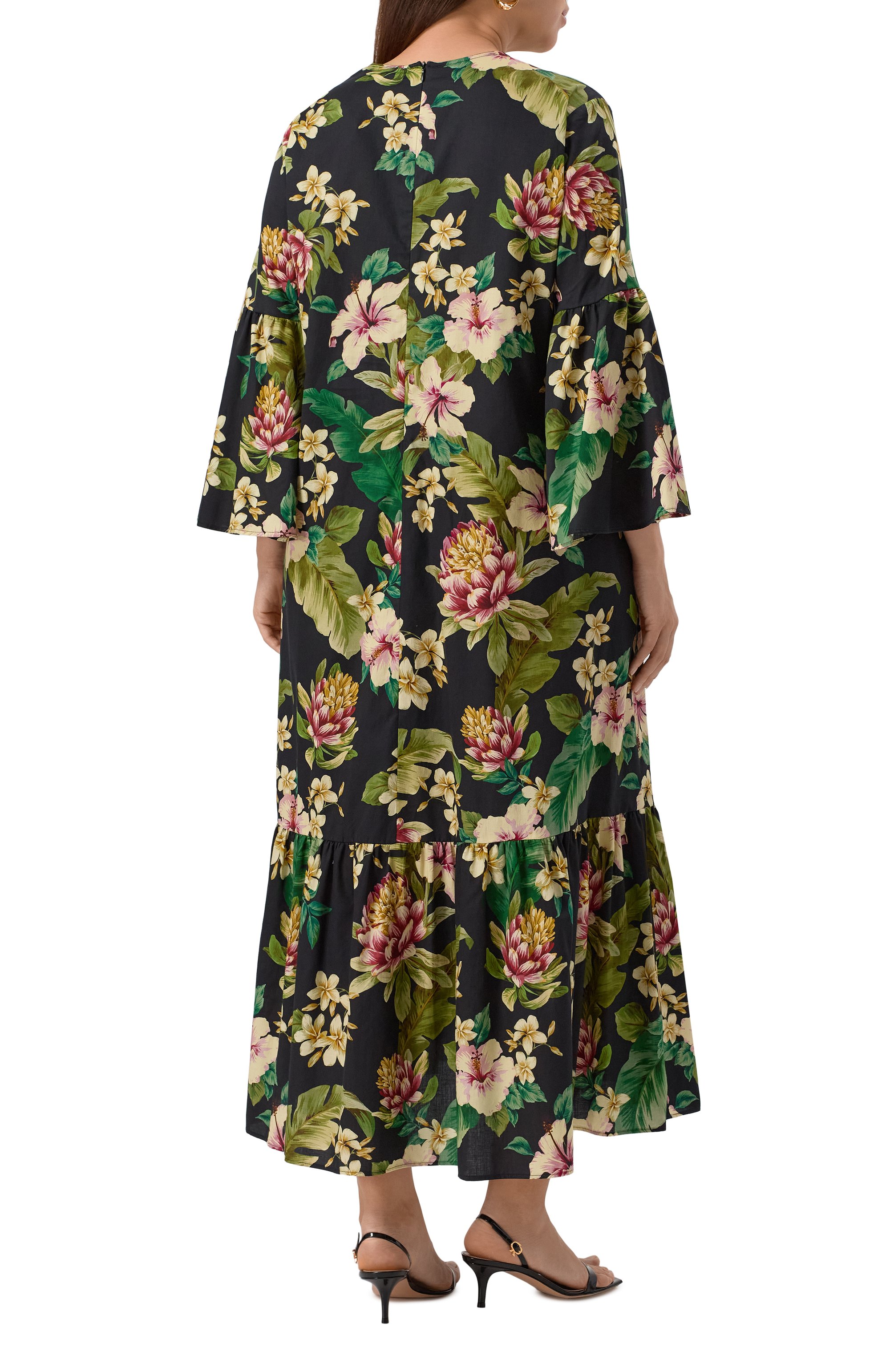 Хлопковое платье MARINA RINALDI, арт. MEDE0LA, фото 4