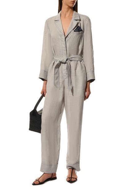 Льняной комбинезон EMPORIO ARMANI, арт. 3L2DA1/2NF8Z, фото 2