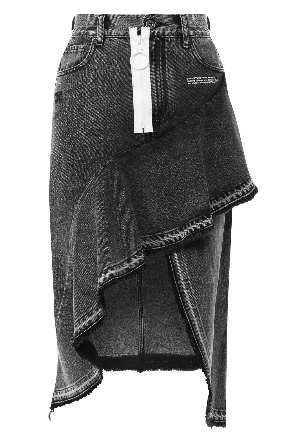 Джинсовая юбка OFF-WHITE, арт. 0WYF001R197740577500, фото 1