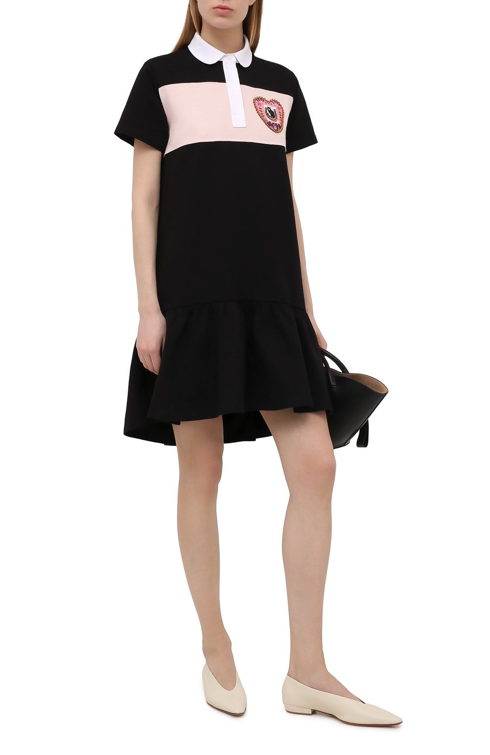 Хлопковое платье REDVALENTINO, арт. VR3MJ06A/5Q6, фото 2