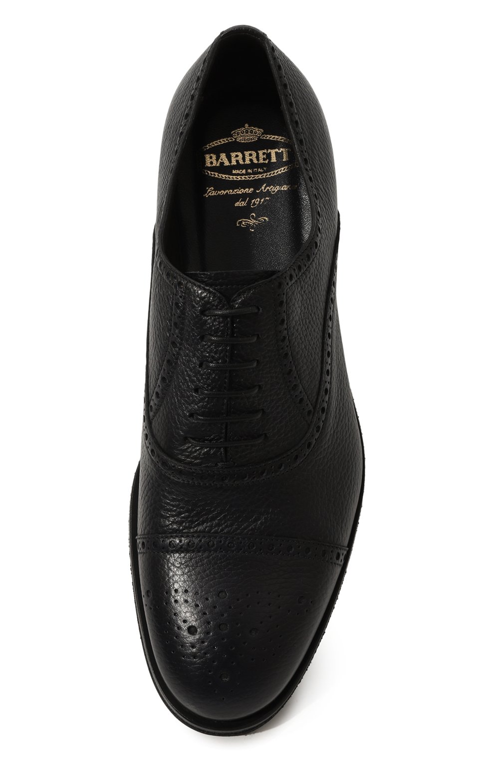 Кожаные оксфорды BARRETT темно-синего цвета по цене 69950 руб., арт. 222U013.9, фото 6 Кожаные оксфорды BARRETT, арт. 222U013.9, фото 6