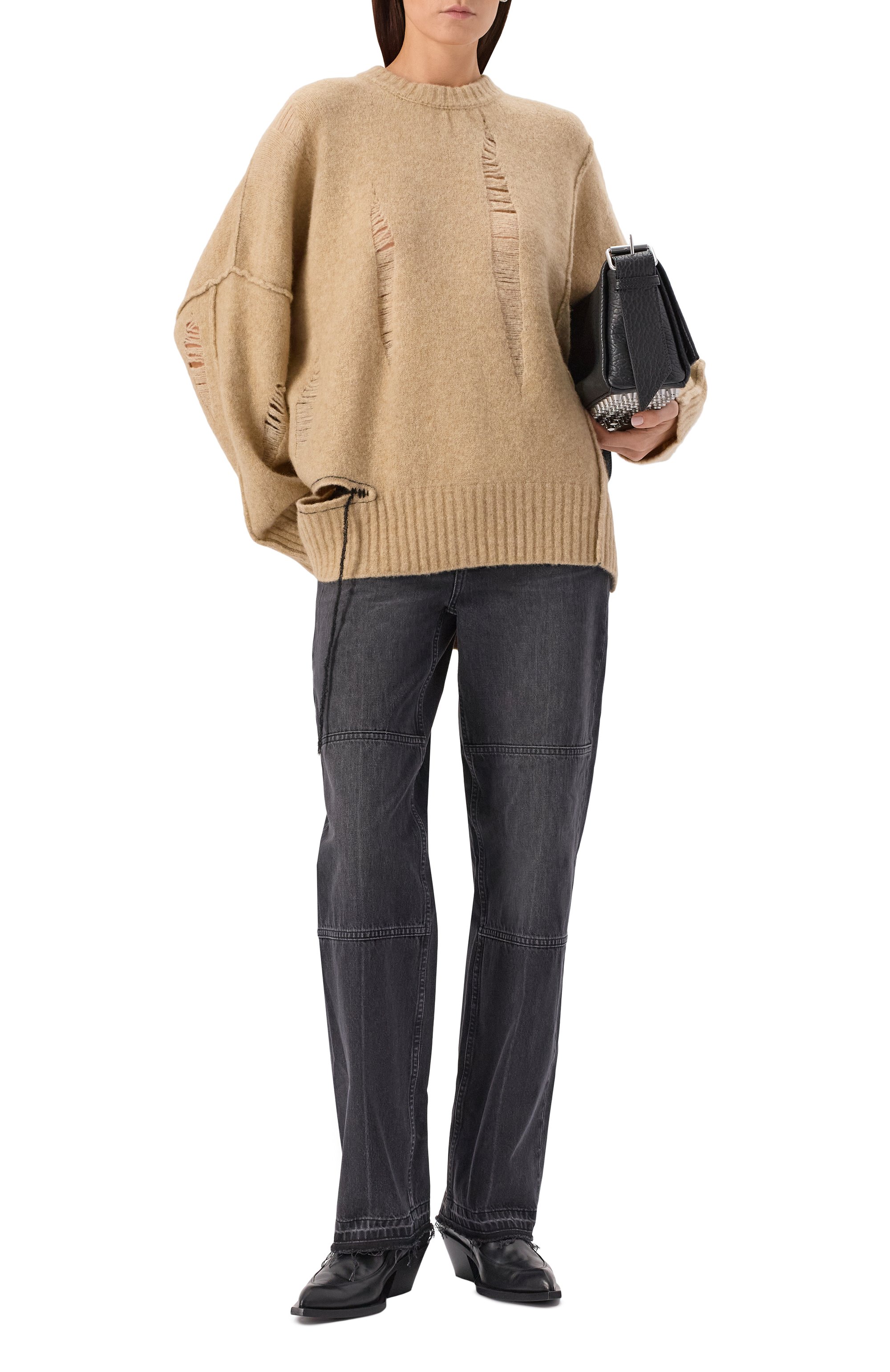 Шерстяной свитер ISABEL BENENATO, арт. UK04F25, фото 6