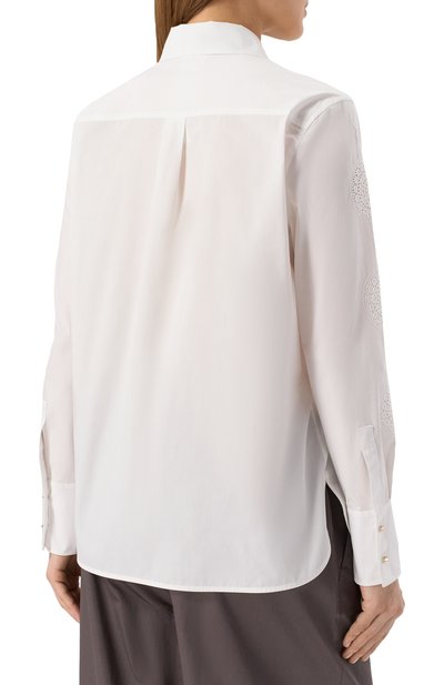 Хлопковая рубашка MAX MARA STUDIO, арт. SESIA, фото 4