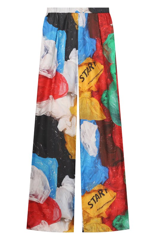 

Шелковые брюки Vionnet x Marc Quinn Vionnet, Разноцветный