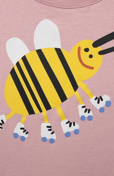 Хлопковая футболка STELLA MCCARTNEY, арт. TU8031, фото 3