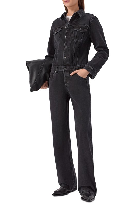 Джинсовый комбинезон Esther Agolde A8036-1817 Чёрный  A8036-1817 Фото 2