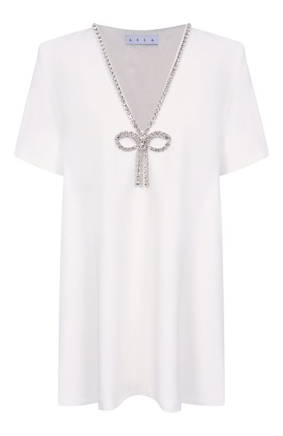 Женское платье с отделкой стразами AREA, арт. 0000D03184