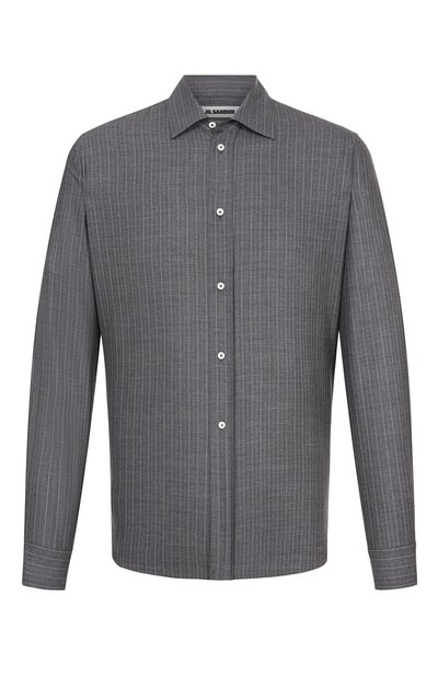 Мужская шерстяная рубашка JIL SANDER, арт. J22DL0401/J40336