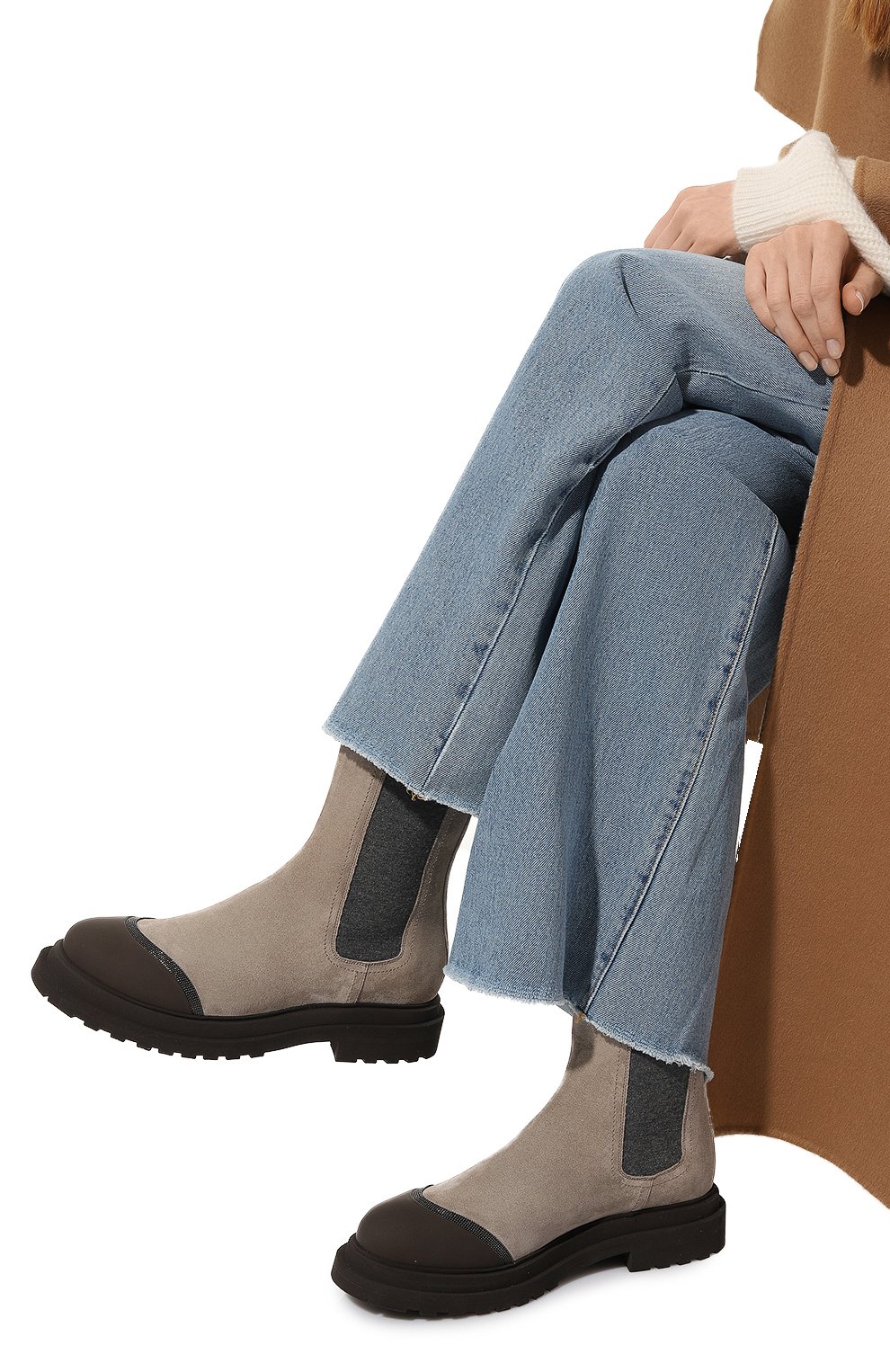 Замшевые ботинки BRUNELLO CUCINELLI, арт. MZSFGBP174, фото 3