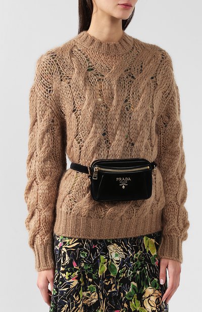 Сумка из вельвета PRADA, арт. 1BL006-68-F0002-OOO, фото 5