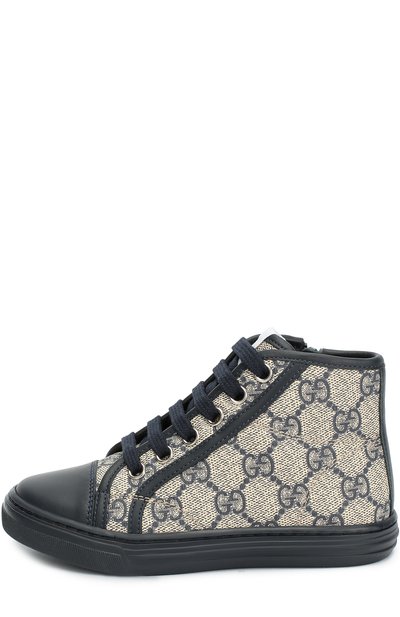 Высокие кеды с принтом GUCCI, арт. 313057/KLQ30, фото 1