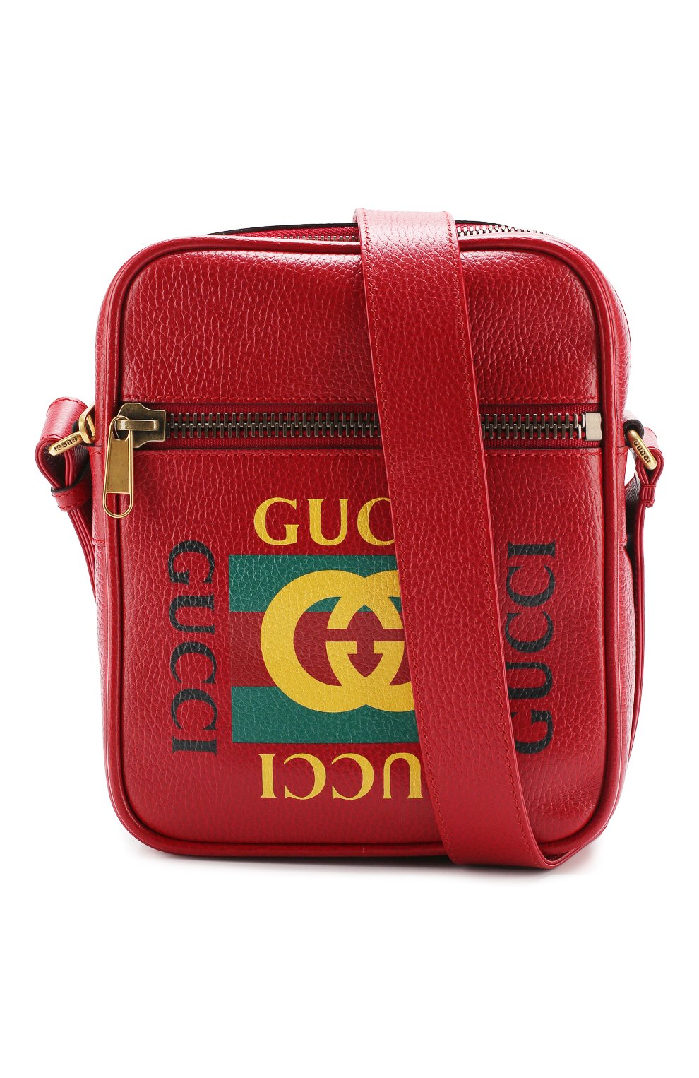 Кожаная сумка-планшет с логотипом бренда GUCCI, арт. 523591/0QSAT, фото 5