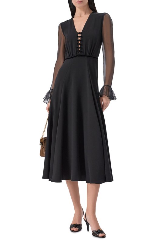 Кожаные босоножки Royal 85 Valentino 8W2S0LU8/DMD Чёрный  8W2S0LU8/DMD Фото 3