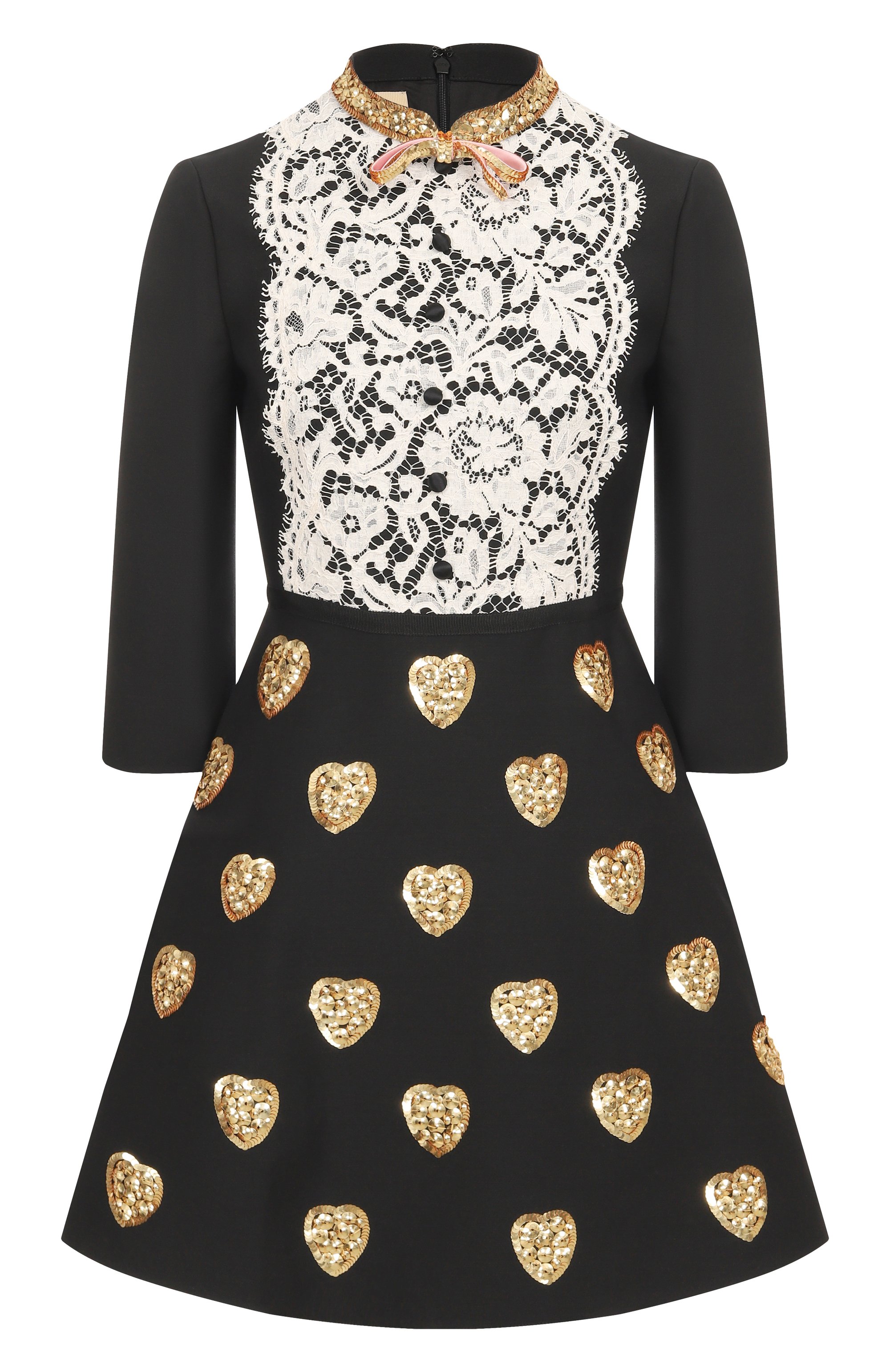 Платье из шерсти и шелка VALENTINO, арт. 7B3VADQ0/1CF, фото 1