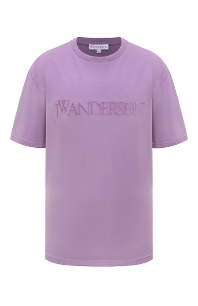 Женская хлопковая футболка JW ANDERSON, арт. JT0179 PG1358