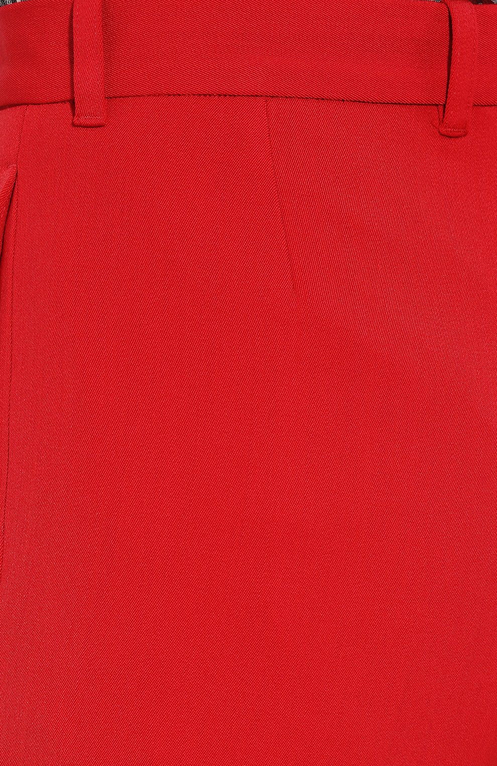 Брюки со стрелками BALENCIAGA красного цвета по цене 72800 руб., арт. 595066/TGT03, фото 5 Брюки со стрелками BALENCIAGA, арт. 595066/TGT03, фото 5