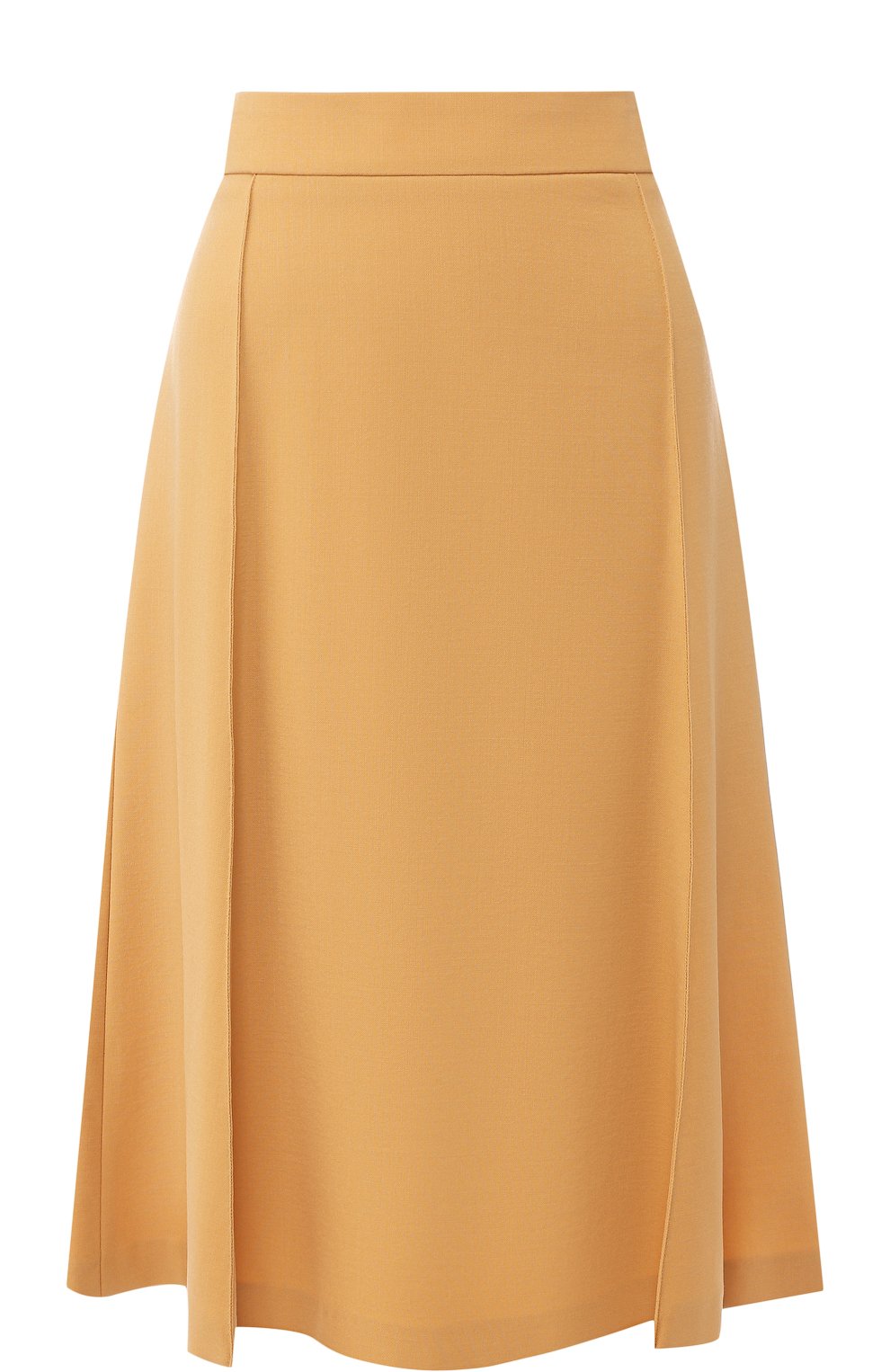 Однотонная юбка-миди из шерсти CHLOÉ, арт. CHC18AJU25062, фото 1