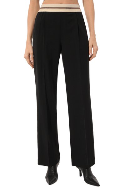 Брюки HELMUT LANG черного цвета по цене 51200 руб., арт. M05HW207, фото 3 Брюки HELMUT LANG, арт. M05HW207, фото 3