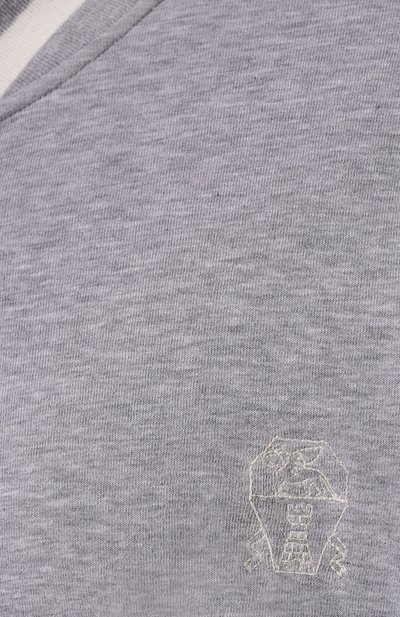 Хлопковая толстовка BRUNELLO CUCINELLI, арт. M0T359022G, фото 5