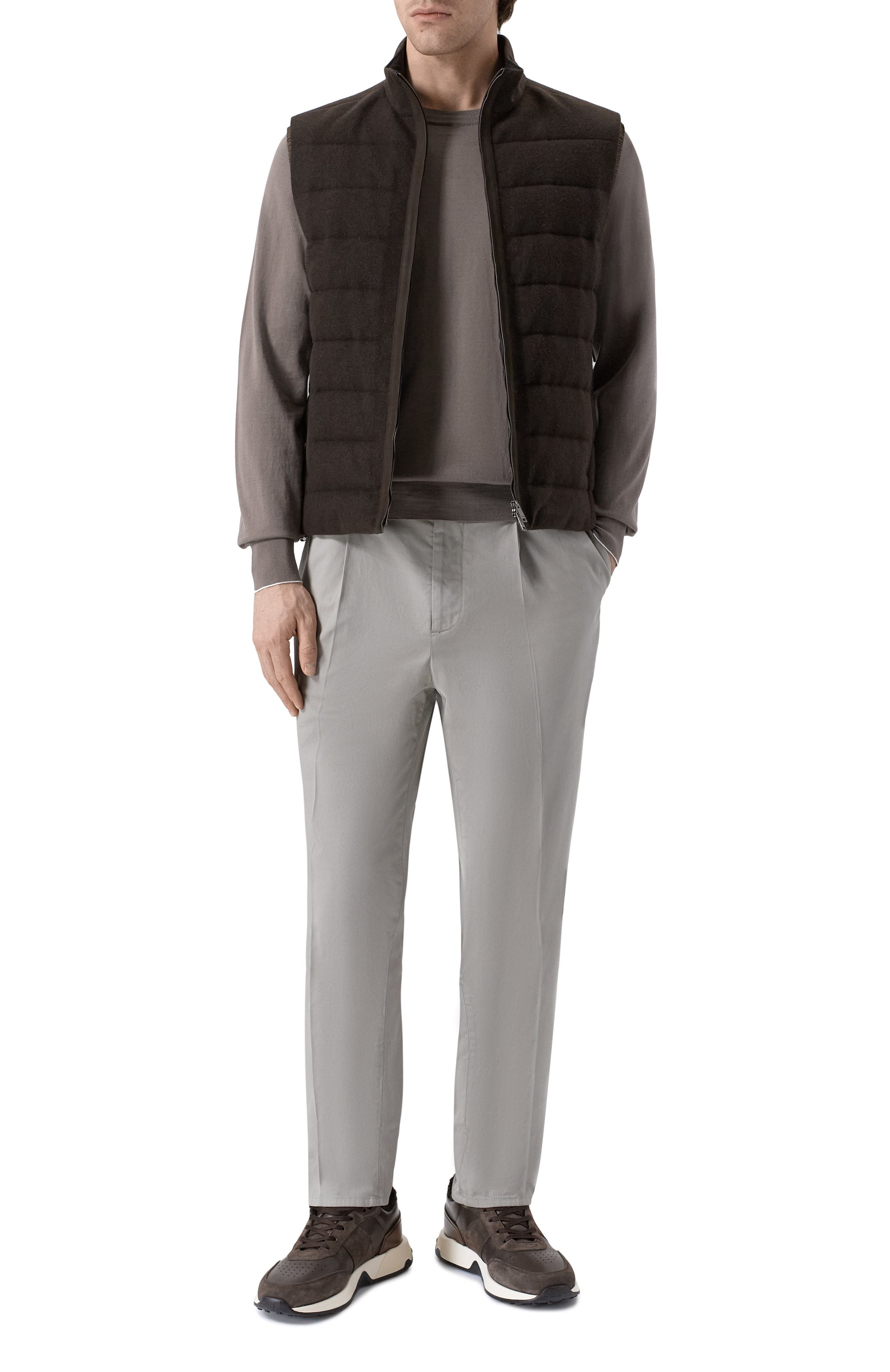 Хлопковый джемпер BRUNELLO CUCINELLI, арт. M2900100, фото 2