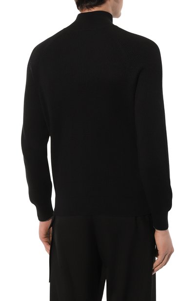 Хлопковый джемпер BRUNELLO CUCINELLI черного цвета по цене 110000 руб., арт. M2900B2021, фото 4 Хлопковый джемпер BRUNELLO CUCINELLI, арт. M2900B2021, фото 4