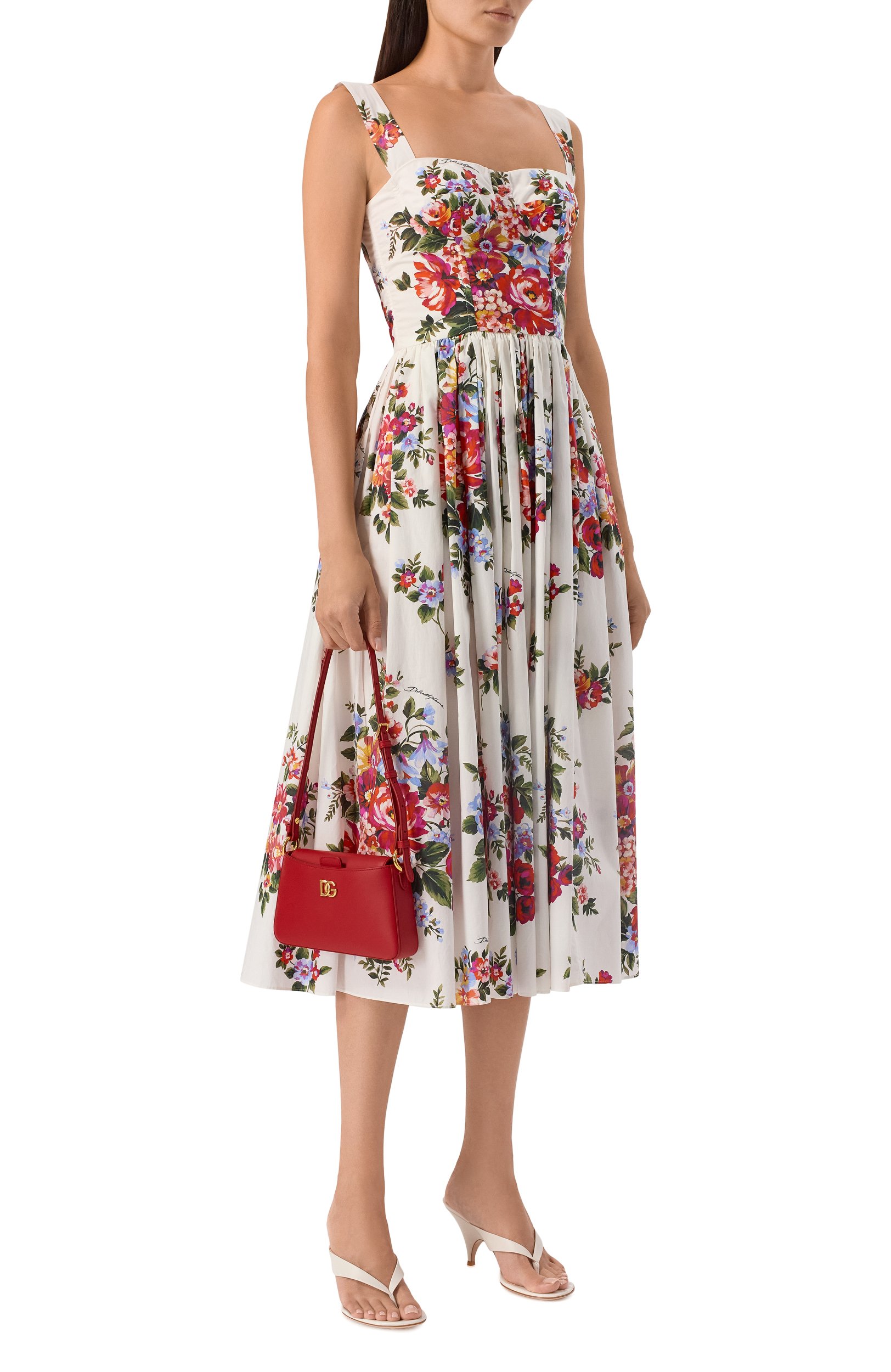 Сумка DOLCE & GABBANA красного цвета по цене 98450 руб., арт. BI3466/A3P00, фото 3 Сумка DOLCE & GABBANA, арт. BI3466/A3P00, фото 3
