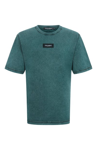 Мужская хлопковая футболка DOLCE & GABBANA, арт. G8RI4T/G7P10